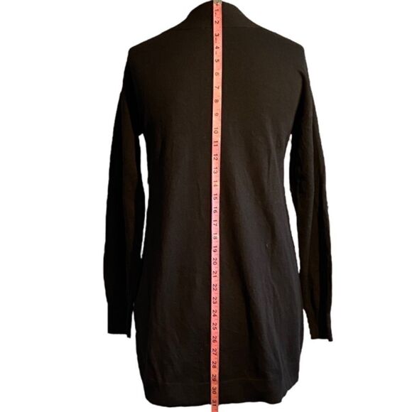 Chico’s V Neck Black Sweater Tunic Size S NWT 0824 - Picture 3 of 11